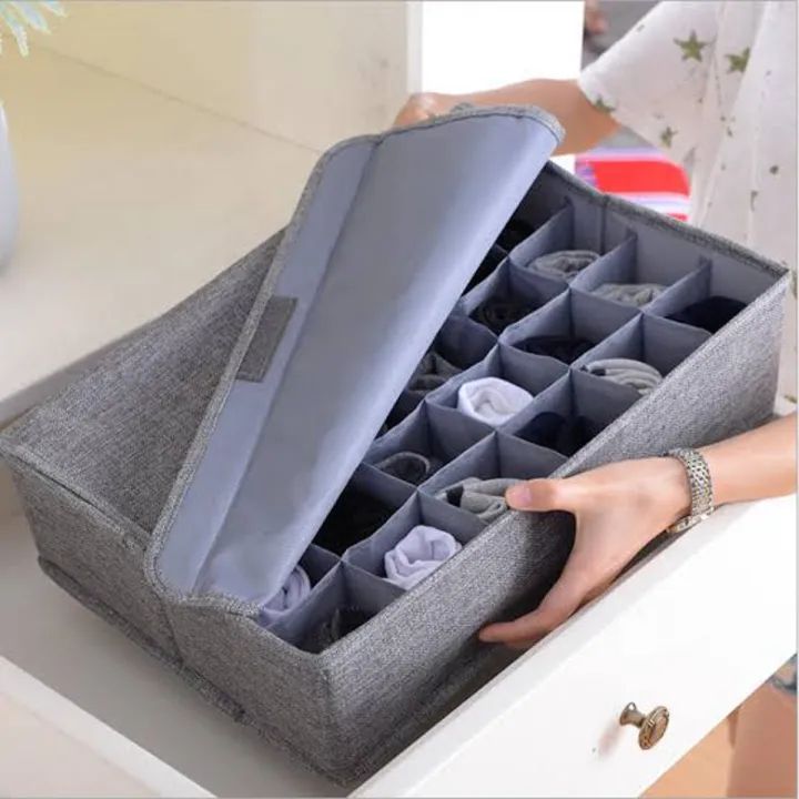 24 Grids Underwear Socks Storage Organizer
