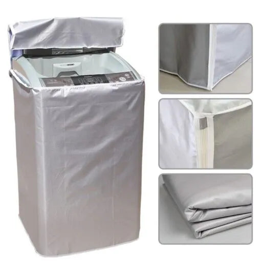 Washing Machine Cover Parachute Waterproof - Fits 6kg-19kg