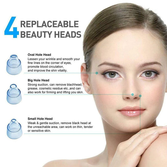 Blackhead Removal Machine – 4-in-1 Derma Suction Blackhead Remover