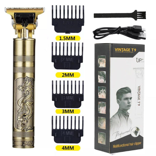 Dragon Style Vintage T9 Hair Trimmer - Metal Body