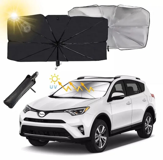Premium Car Umbrella Sunshade Cover – for Cars, SUVs & Vans (56" x 31")