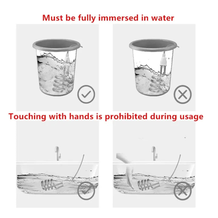1500W Shockproof Immersion Water Heater Rod