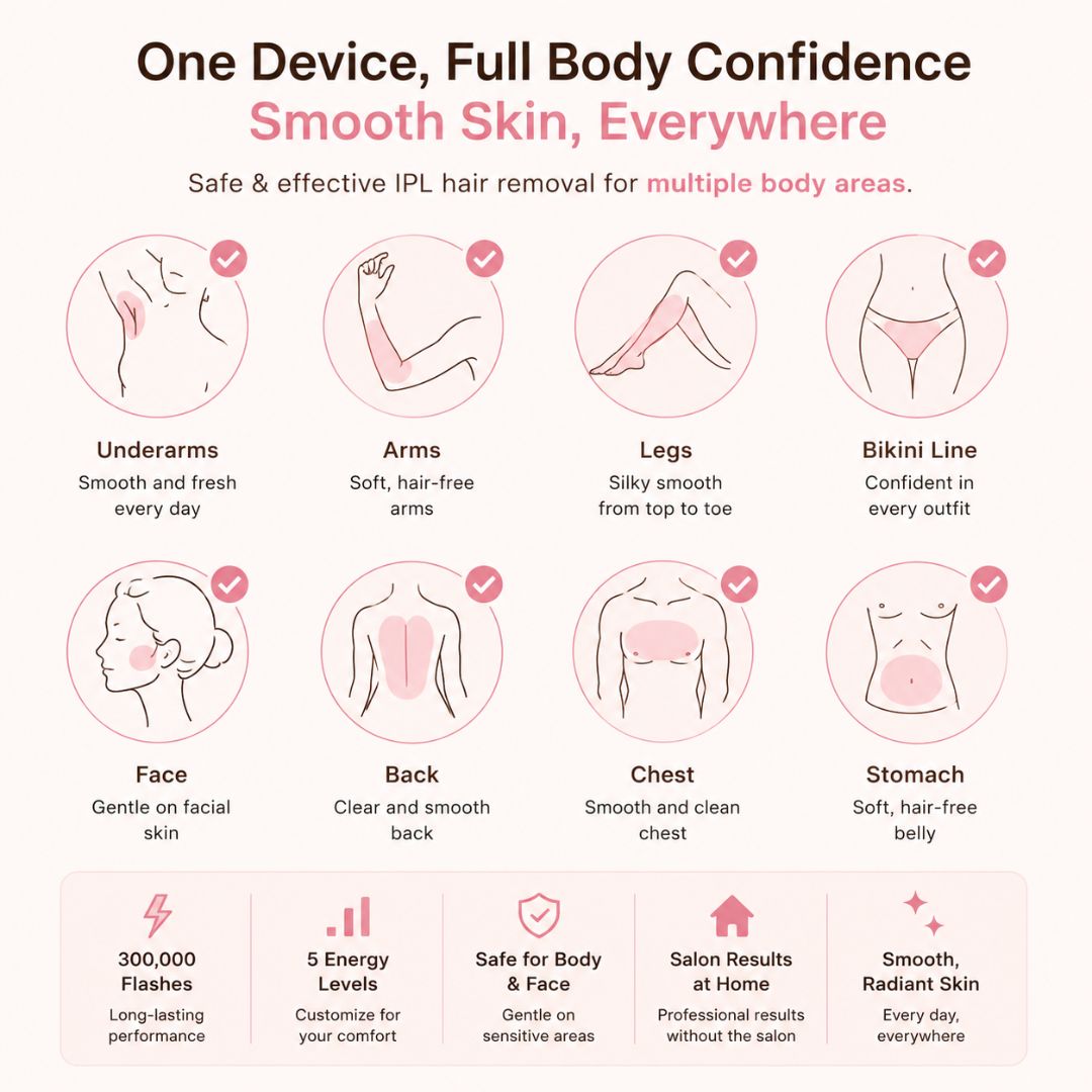 IPL Permanent Hair Removal Device