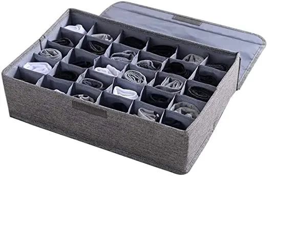 24 Grids Underwear Socks Storage Organizer