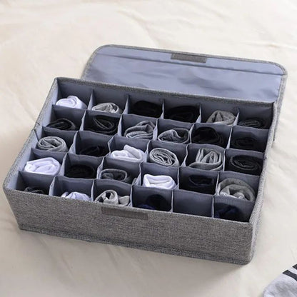 24 Grids Underwear Socks Storage Organizer