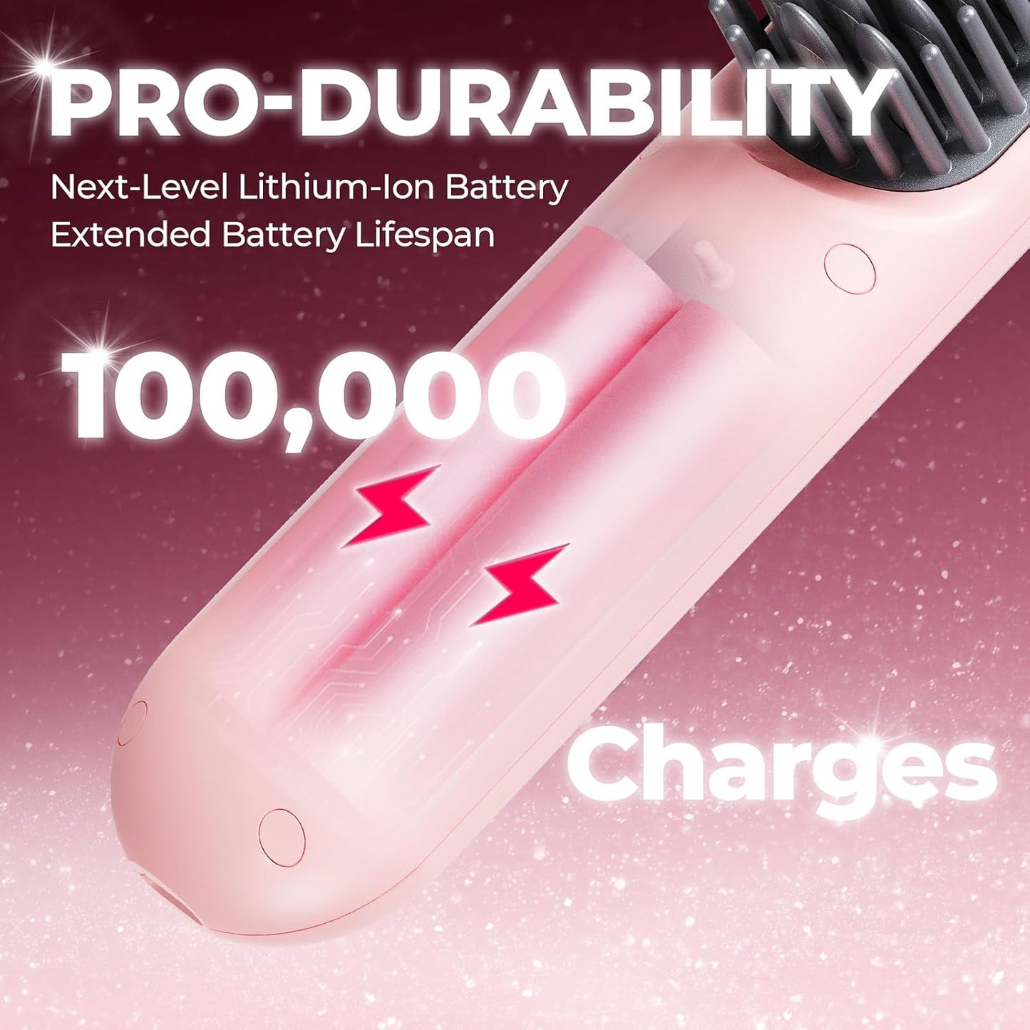 Wireless Hair Straightening Brush