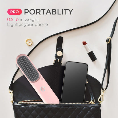 Wireless Hair Straightening Brush