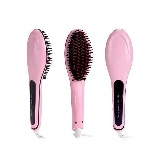 Digital Fast Brush Electric Hair Straightener
