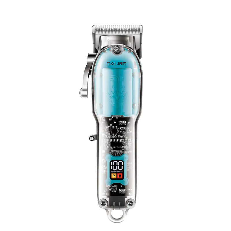 Daling Transparent Body Hair Trimmer – Cordless Electric Shaver & Barber Clipper