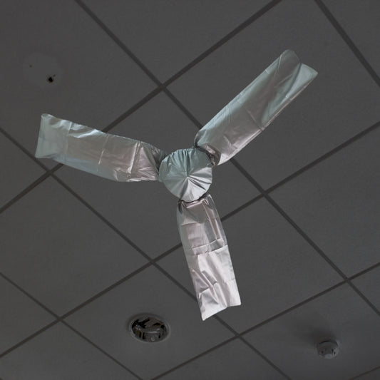 Parachute Fabric Ceiling Fan Cover – Dustproof, Waterproof & Washable - Universal Size