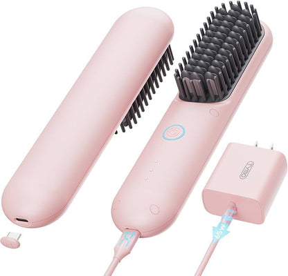 Wireless Hair Straightening Brush
