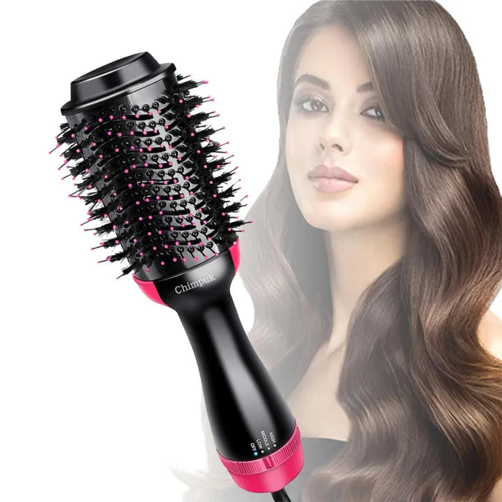 Multi-Function Hair Dryer Straightener Curler Comb