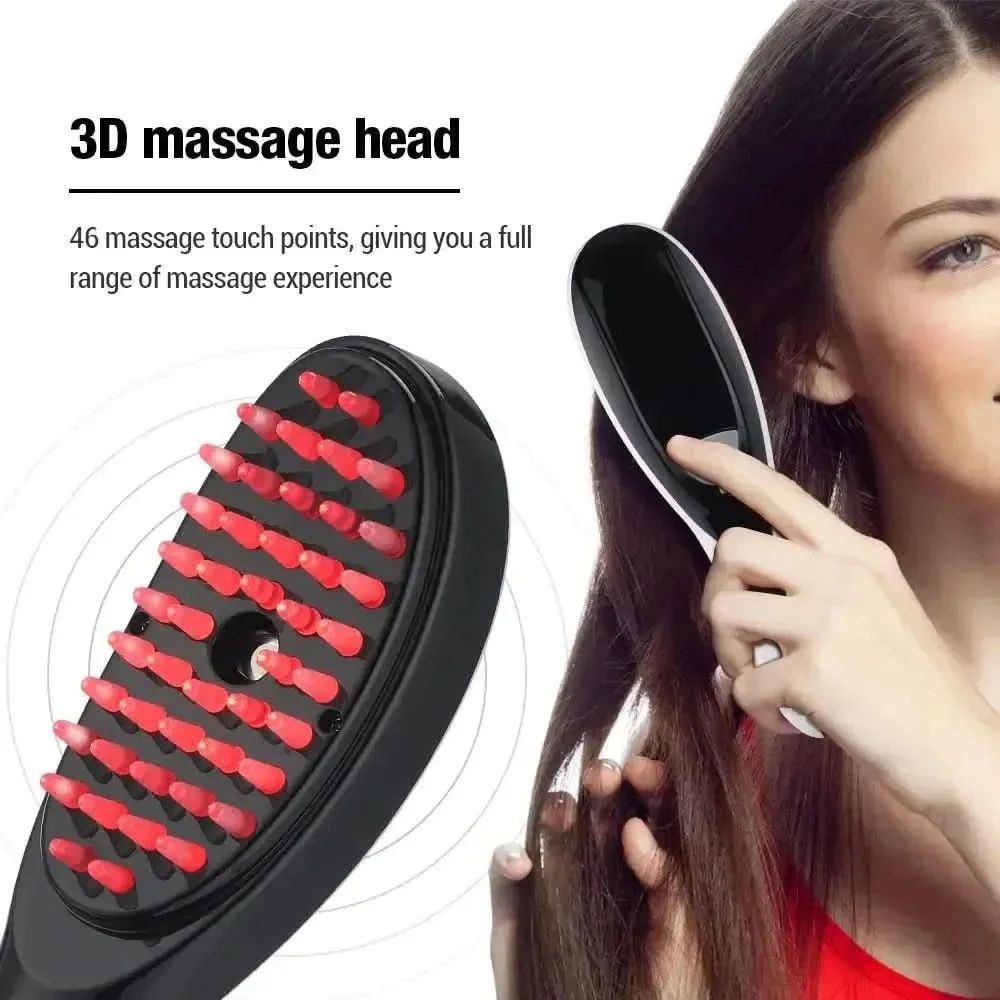 Electric Hair Massage Comb - Meridian Therapy, Stress Relief & Hair Growth Therapy