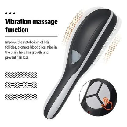 Electric Hair Massage Comb - Meridian Therapy, Stress Relief & Hair Growth Therapy