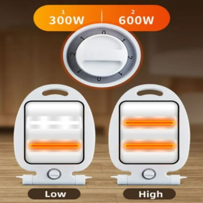 800W Small Room Heater – Energy-Efficient Ceramic Heater with Dual Power Settings