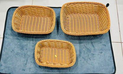 Medium Nylon-Cane Food Serving Basket 1pc