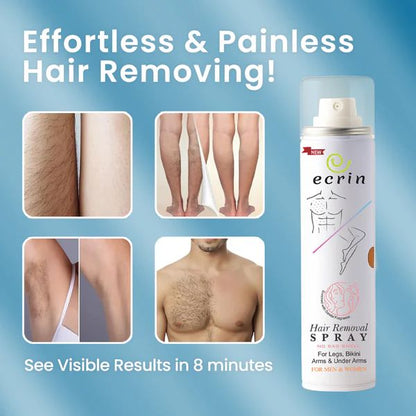 Original Ecrin Hair Removal Foam Spray 200 ml – Advanced Formula & Refreshing Fragrance