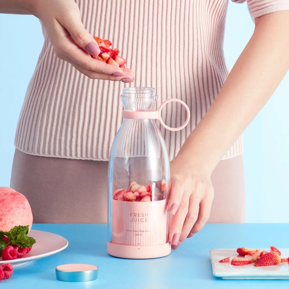 Mini Juicer Bottle - 380ml-Portable