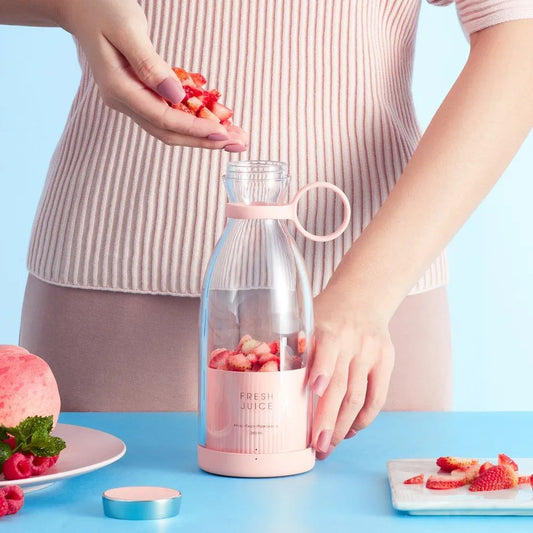 Mini Juicer Bottle - 380ml-Portable