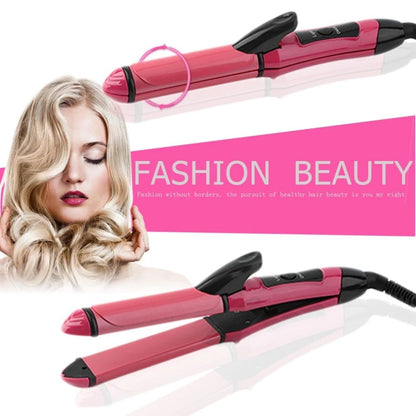 2-in-1 Professional Hair Straightener & Curler