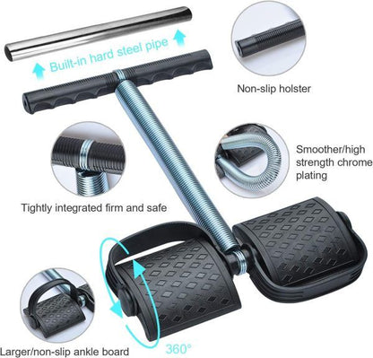 Tummy Trimmer Resistance Trainer | Single & Double Spring Home Workout Tool