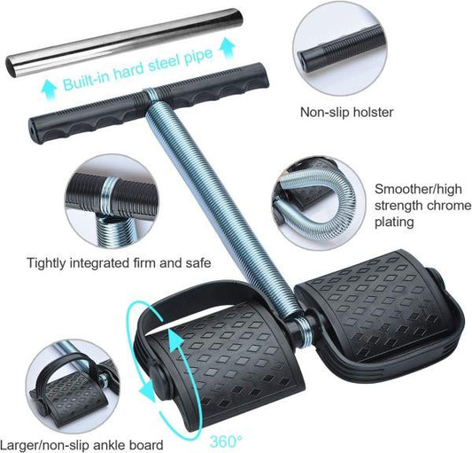 Tummy Trimmer Resistance Trainer | Single & Double Spring Home Workout Tool