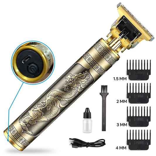 Dragon Style Vintage T9 Hair Trimmer - Metal Body