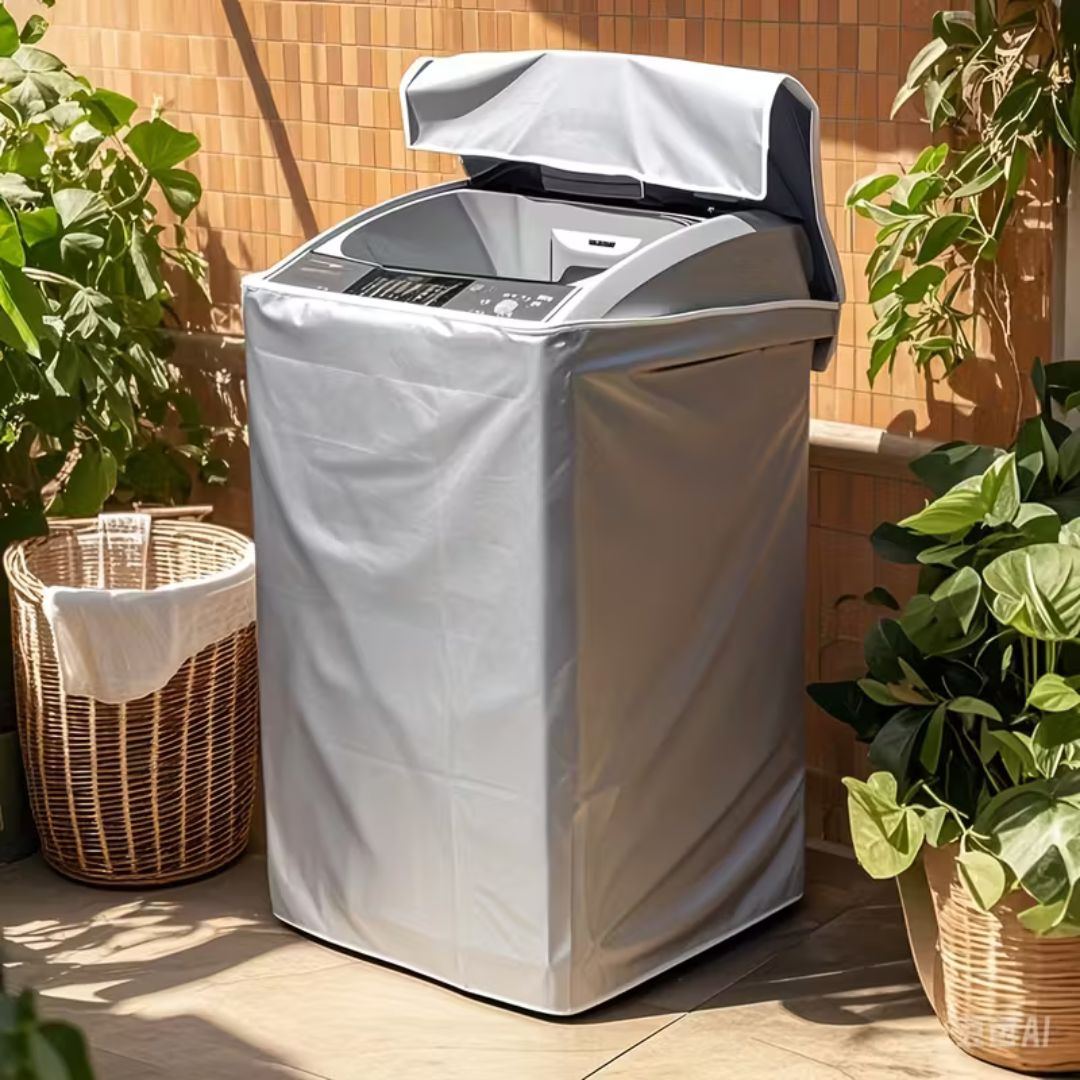 Washing Machine Cover Parachute Waterproof - Fits 6kg-19kg